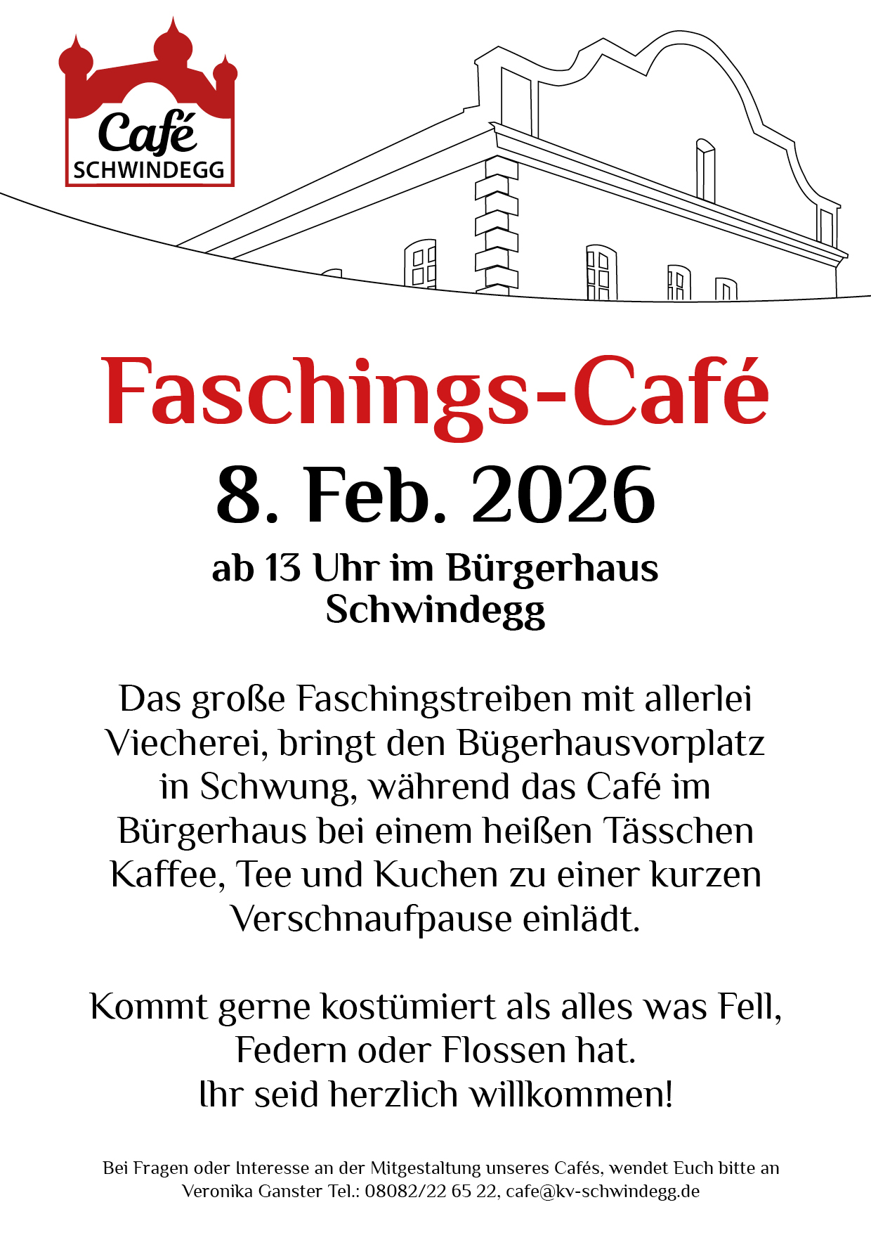 Café Schwindegg im Februar 2026
